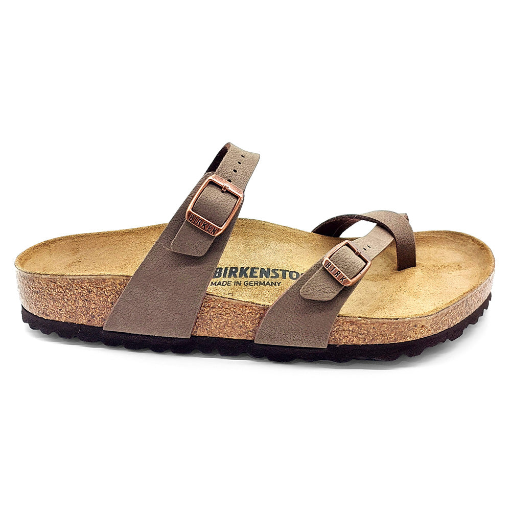 Birkenstock Mayari BirkiBuc Mocca  Natural Fit Footwear