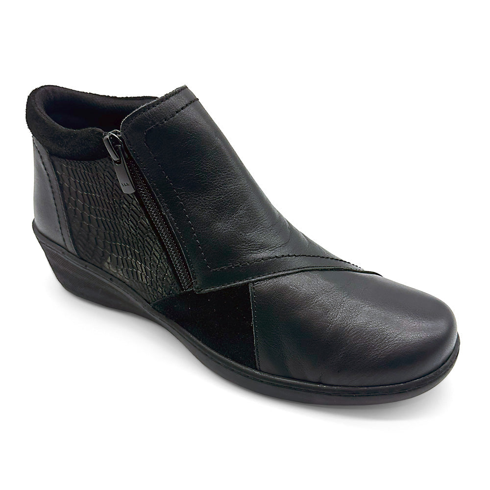 Cabello Women's CP462-18 Black Combo  Natural Fit Footwear