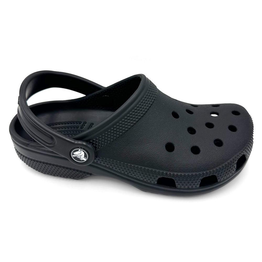 Crocs Unisex 10001-001 Classic Clog Black  Natural Fit Footwear