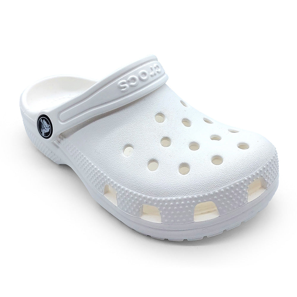 Crocs Unisex 10001-100 Classic Clog White  Natural Fit Footwear