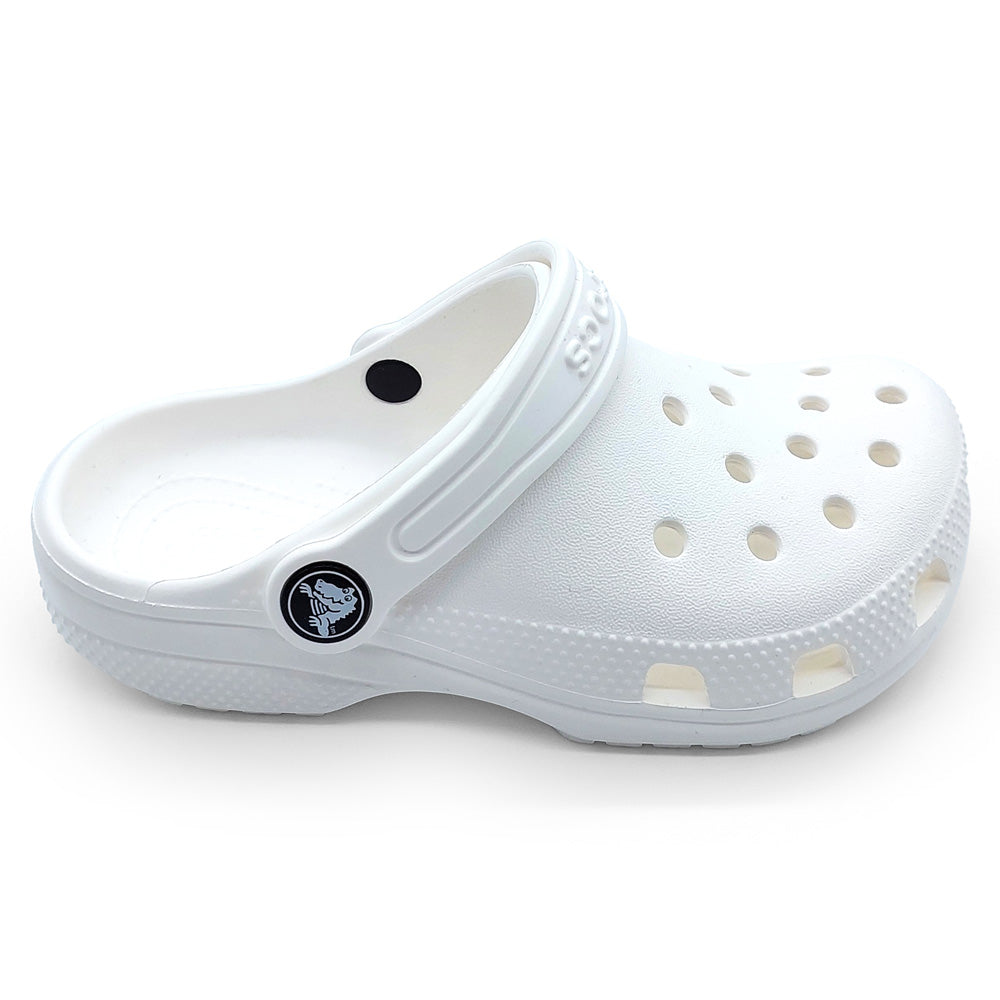 Crocs Unisex 10001-100 Classic Clog White  Natural Fit Footwear