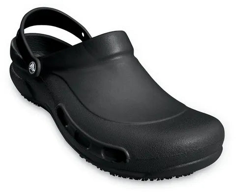 Crocs Unisex 10075-001 Bistro Clog Black  Natural Fit Footwear