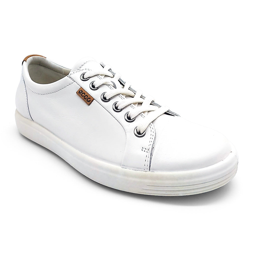 ECCO Women's Soft 7 White Droid  Natural Fit Footwear