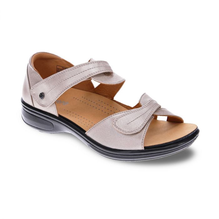 Revere Women's Geneva Champagne  Natural Fit Footwear