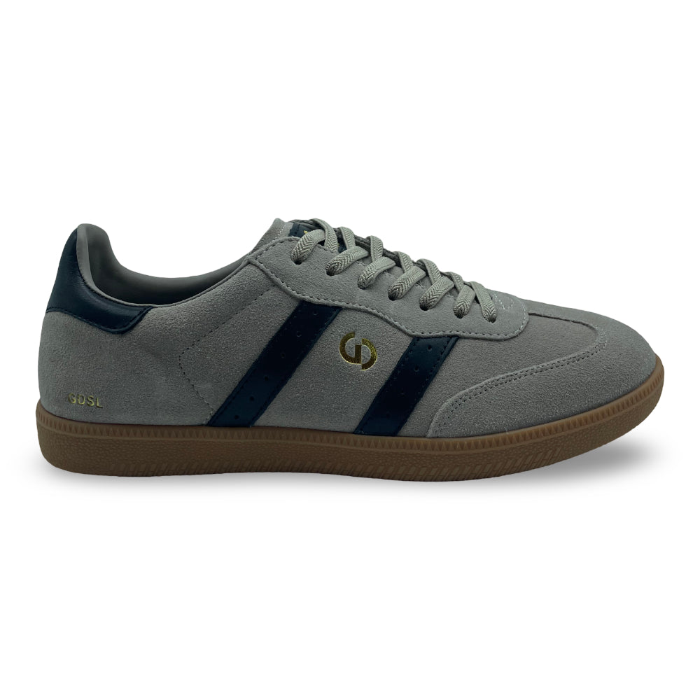 Goodsole Men's 2001 Parallel Mushroom/Black Suede
