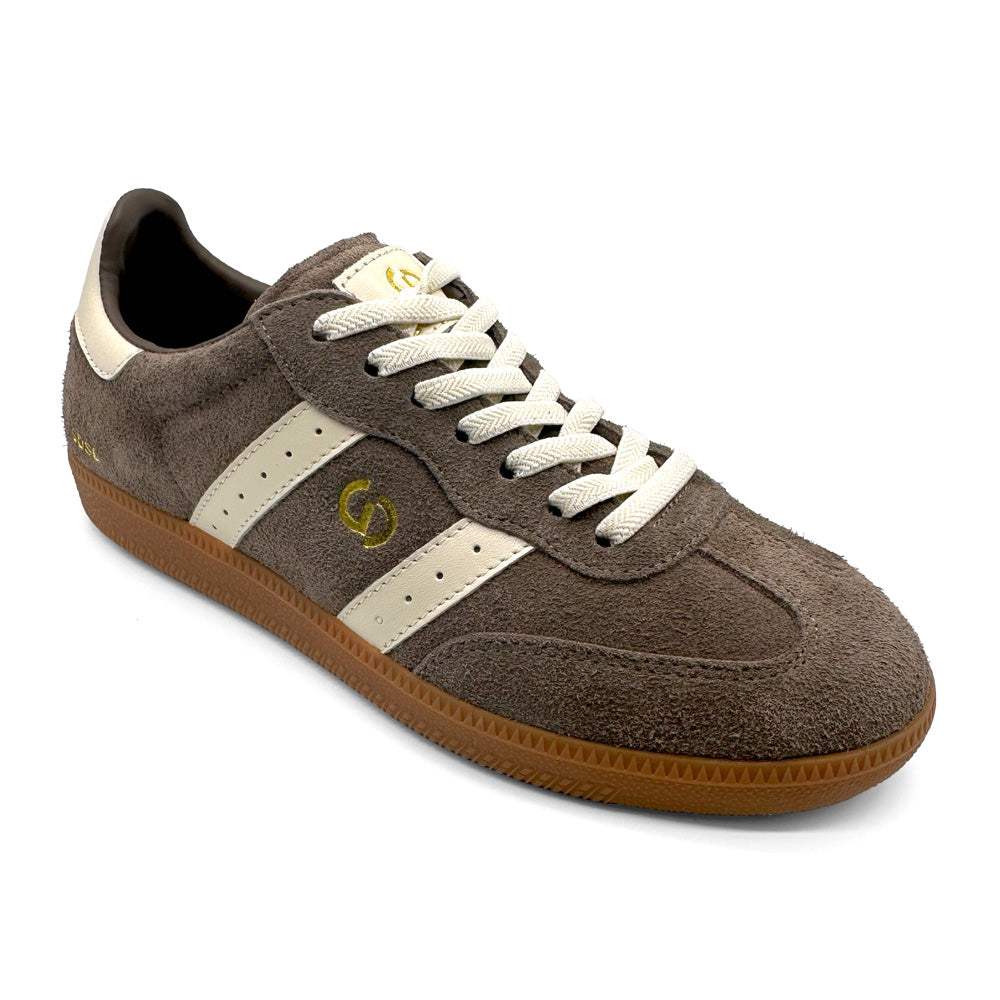 Goodsole 2001 Parallel Walnut Brown/Ivory Suede  Natural Fit Footwear