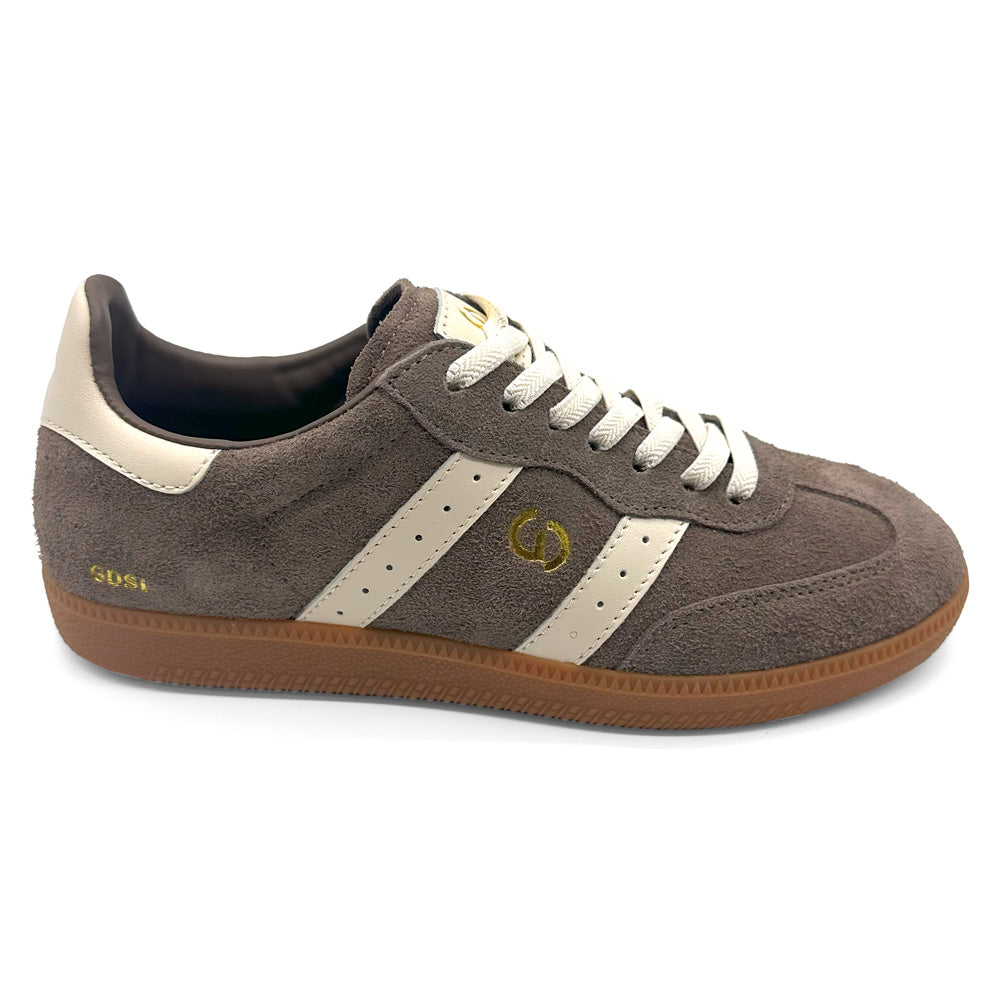 Goodsole 2001 Parallel Walnut Brown/Ivory Suede  Natural Fit Footwear