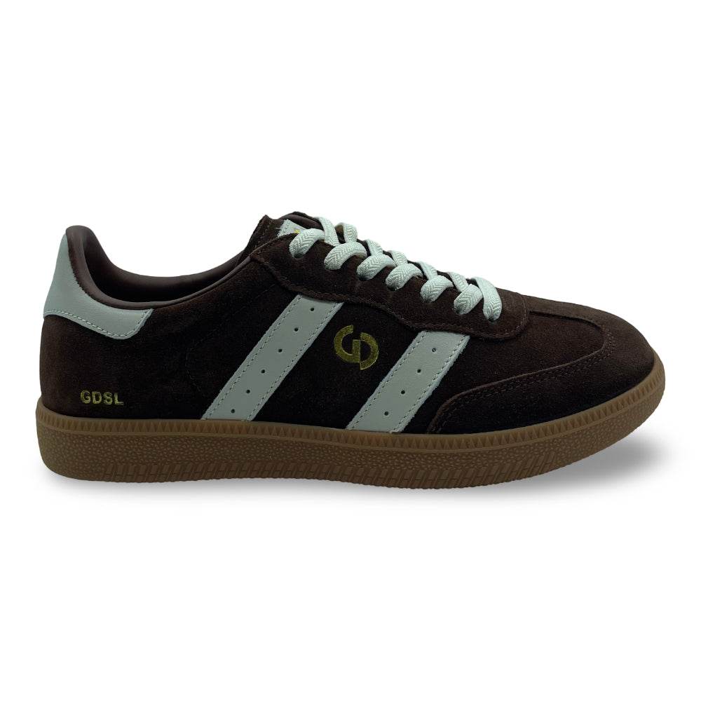 Goodsole Women's 2001 Parallel Coffee/Ivory Suede
