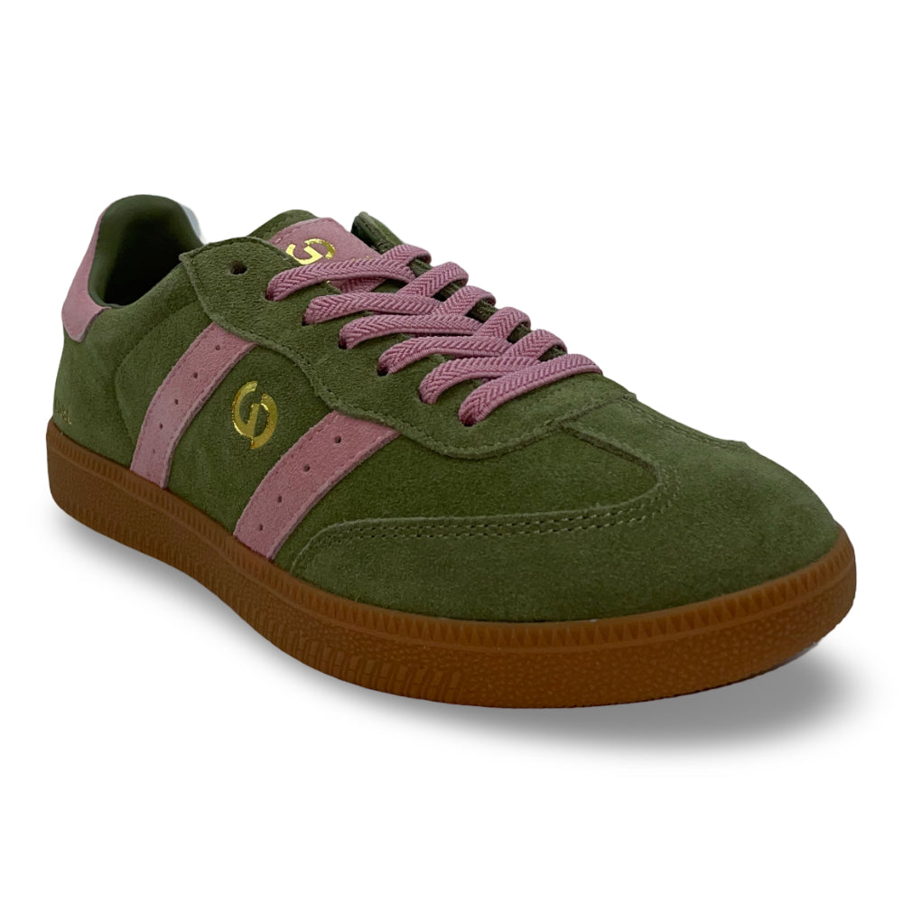 Goodsole Women's 2001 Parallel Sage/Pink Suede