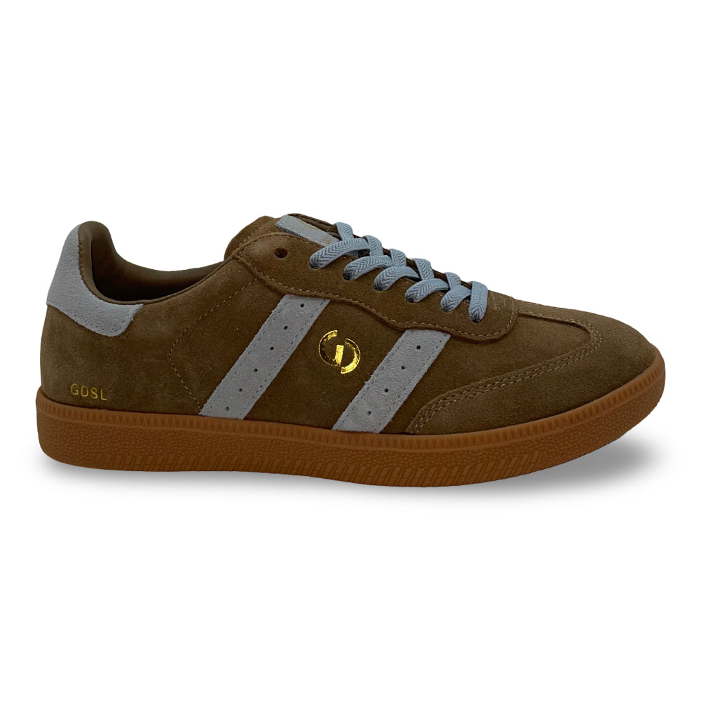 Goodsole Women's 2001 Parallel Smoke Brown/Smoke Blue Suede
