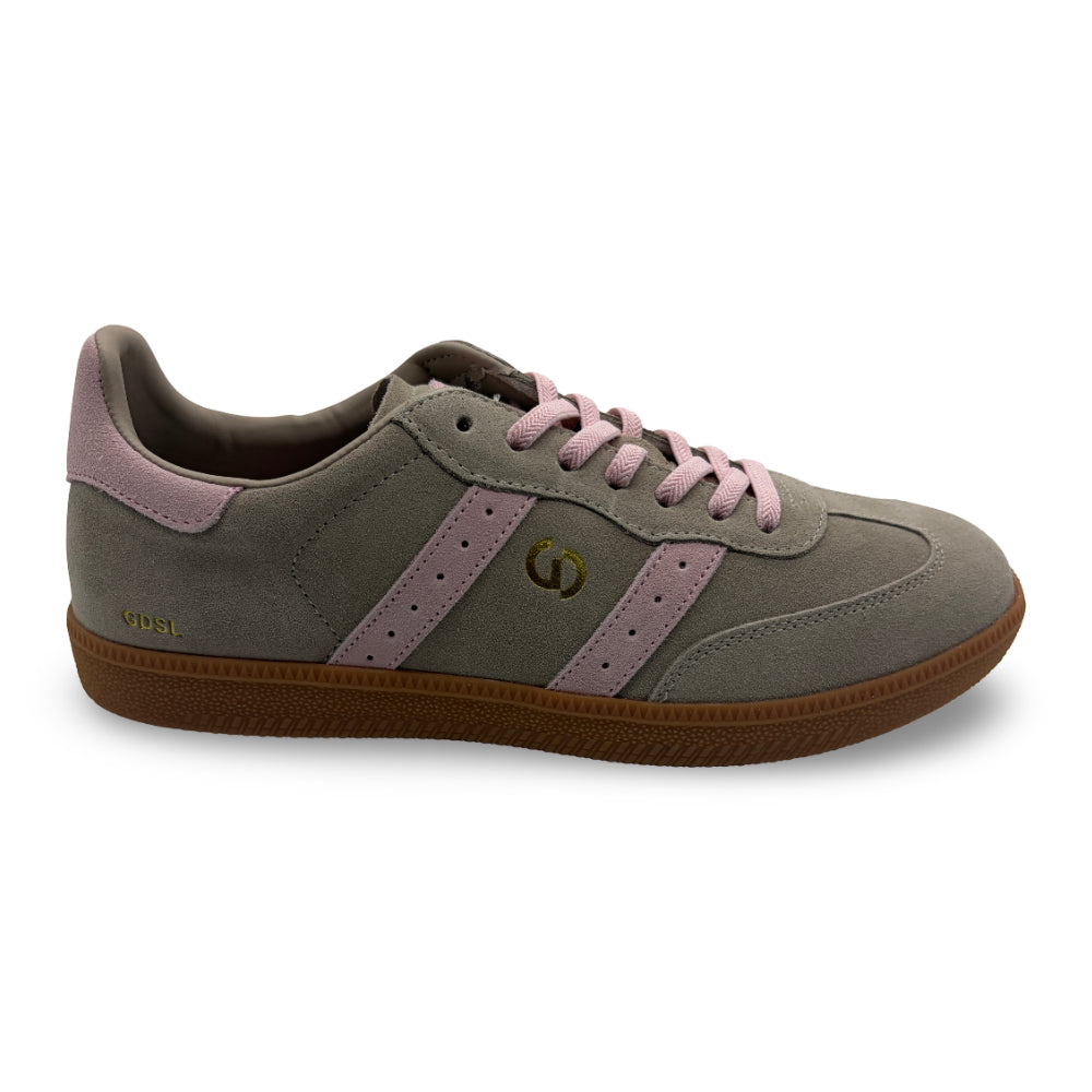 Goodsole Women's 2001 Parallel Tropical Taupe/Pink Suede