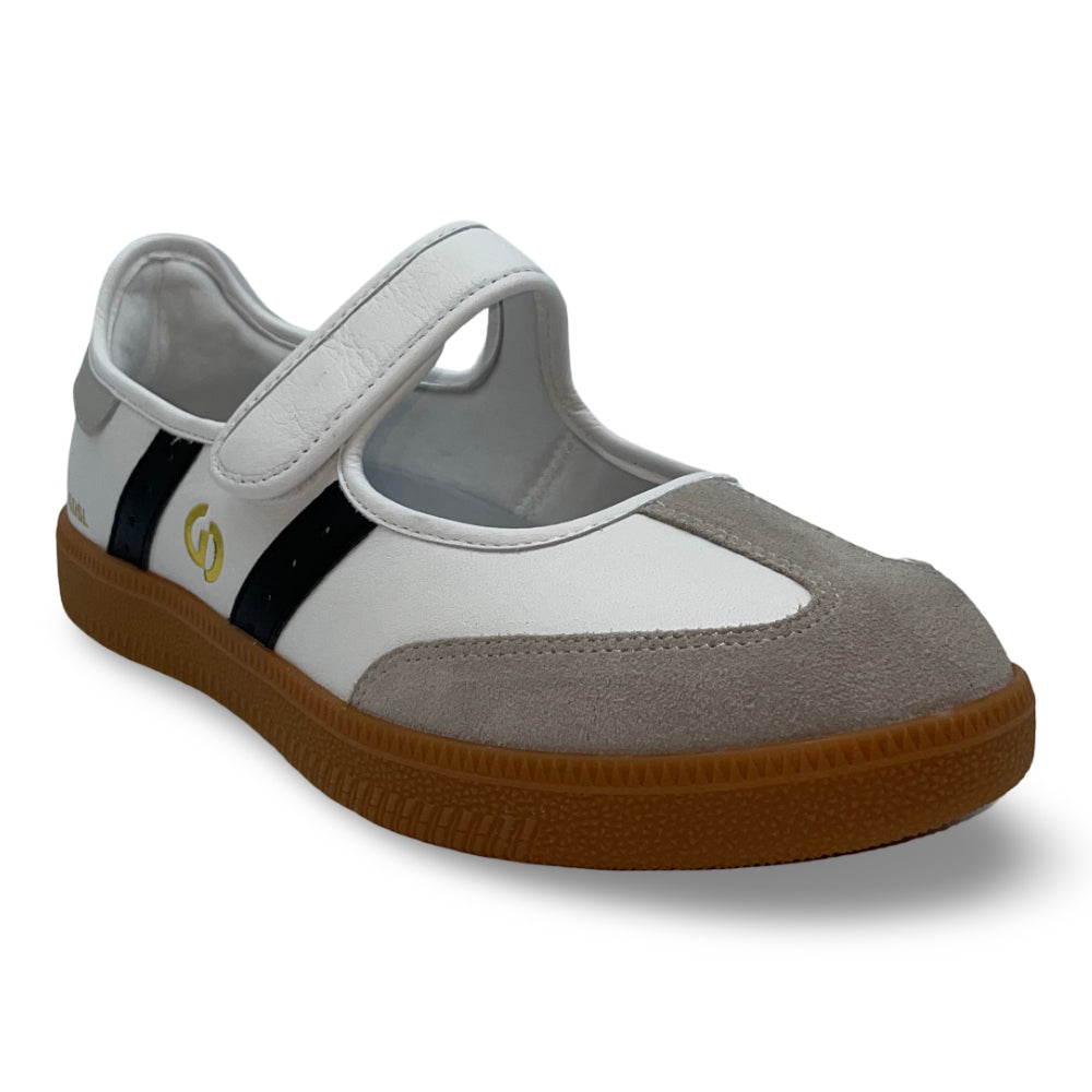 Goodsole Women's 2001 Parlay White/Black Leather