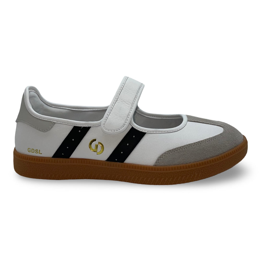 Goodsole Women's 2001 Parlay White/Black Leather