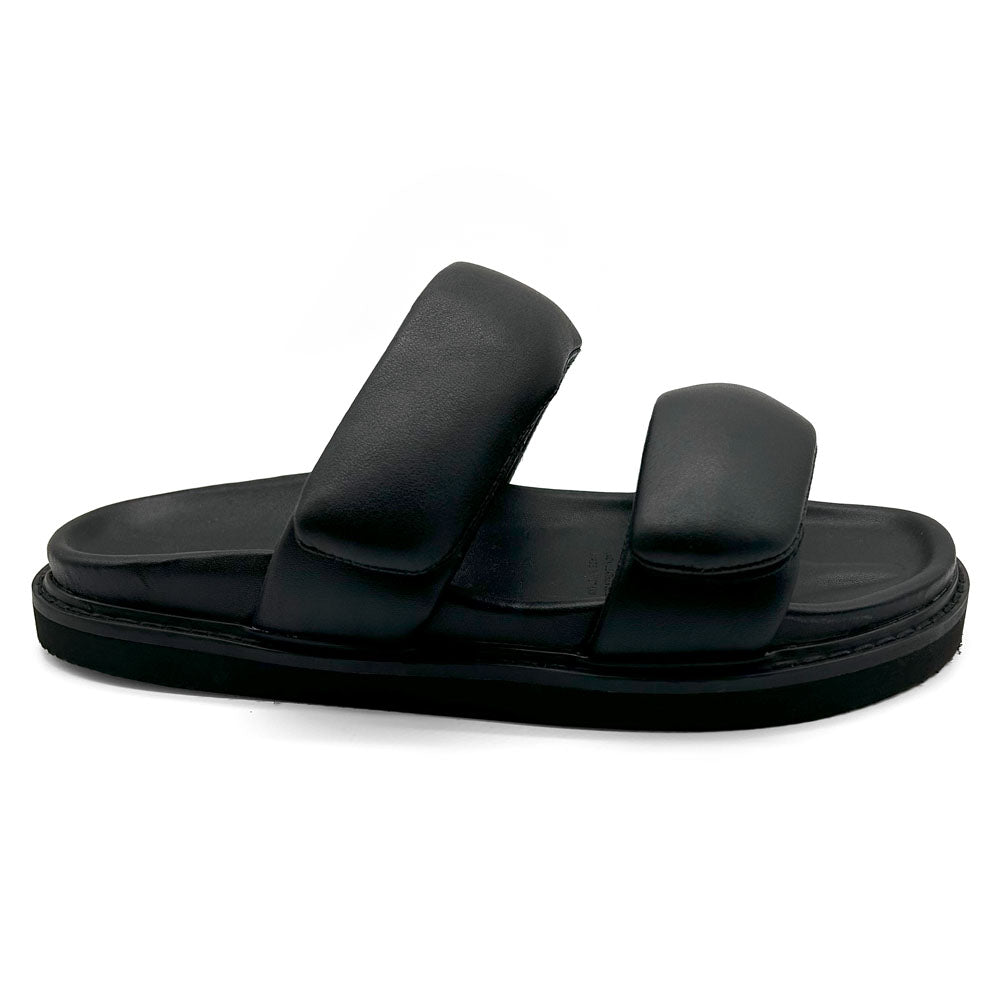 Human Women's Amy Black Leather  Natural Fit Footwear