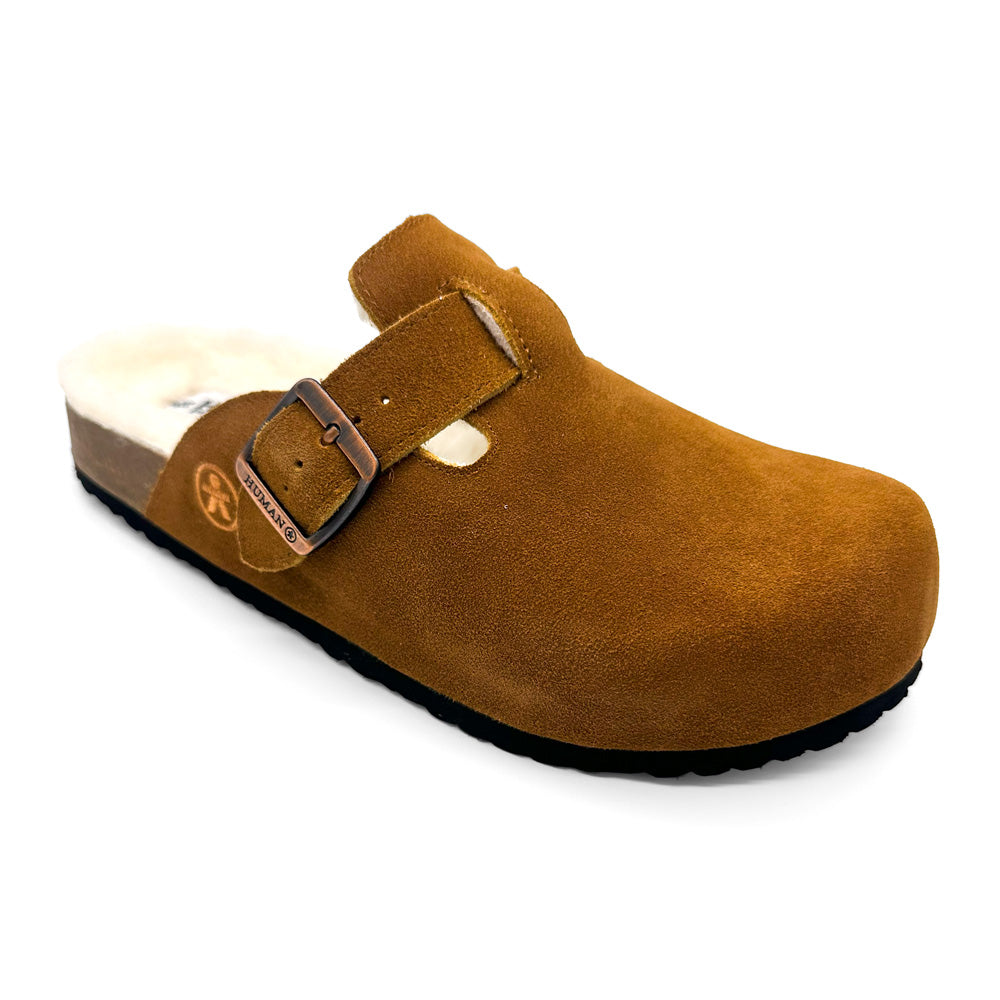 Human Women's Lego Tan Suede  Natural Fit Footwear