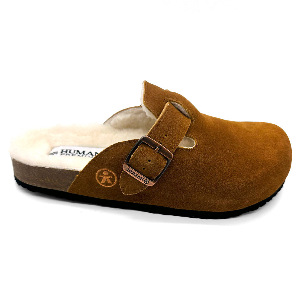 Human Women's Lego Tan Suede  Natural Fit Footwear