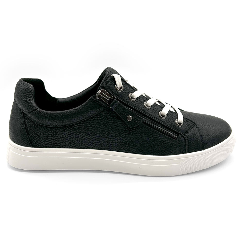 Klouds Women's Cara Pebble Black  Natural Fit Footwear