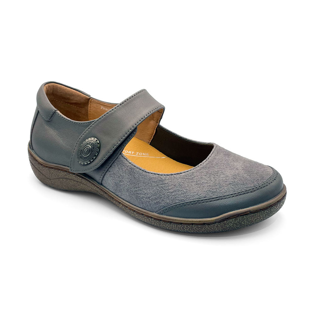 Klouds Women's Peach Print Dusk Stretch  Natural Fit Footwear