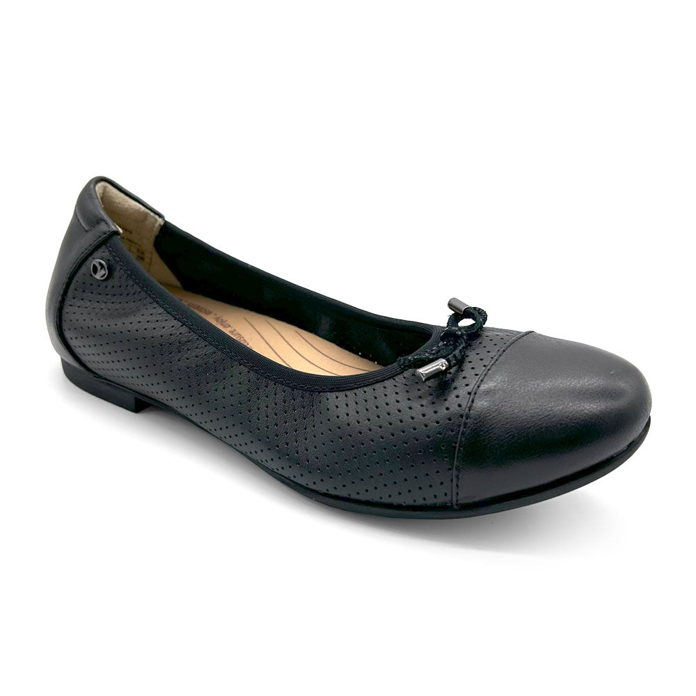 Revere Women's St. Barts Black French  Natural Fit Footwear