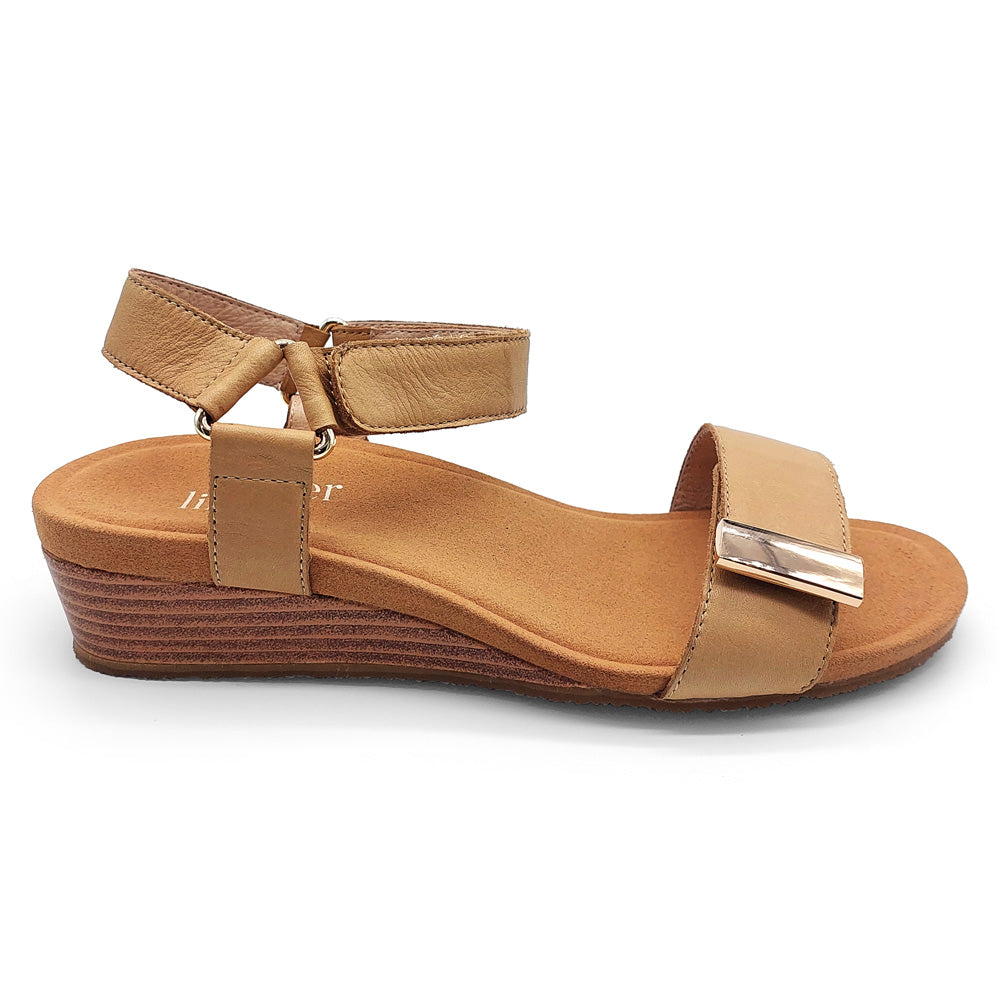 Silver Lining Women's Utica Honey  Natural Fit Footwear