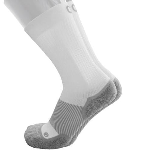 OS1st WP4 Wellness Performance Crew Sock White  Natural Fit Footwear